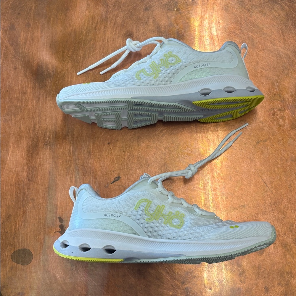 Ryka - Women's Activate Walking Shoe, size 8 US womens, color white. - Picture 3 of 5